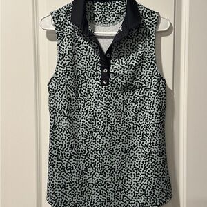 Bad Birdie Mint Chip Sleeveless Golf Shirt